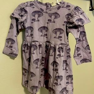 Kate Quinn 2T organic cotton mushroom girls dress